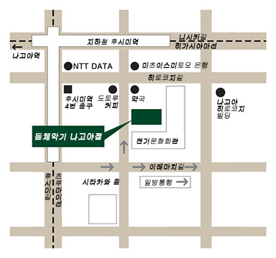 dolce nagoya map