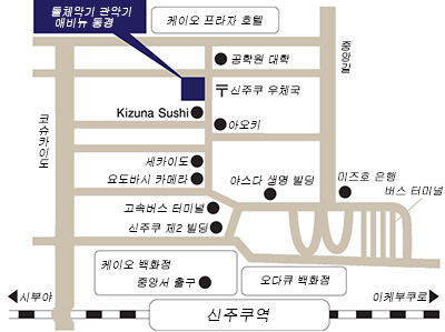 dolce tokyo map